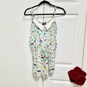 Harry Potter Hot Topic Romper - 2 Pockets - Jrs Small